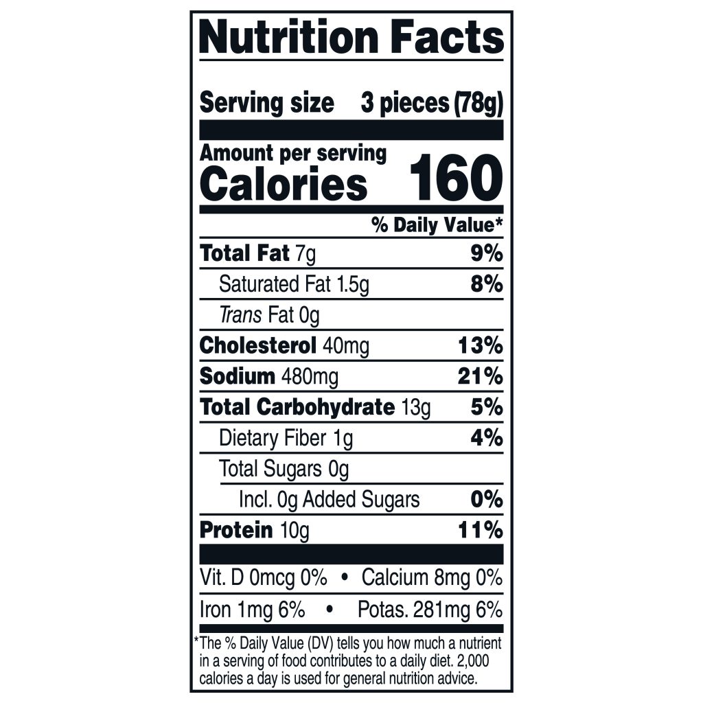 Soules Kitchen Chicken Tenders packaging