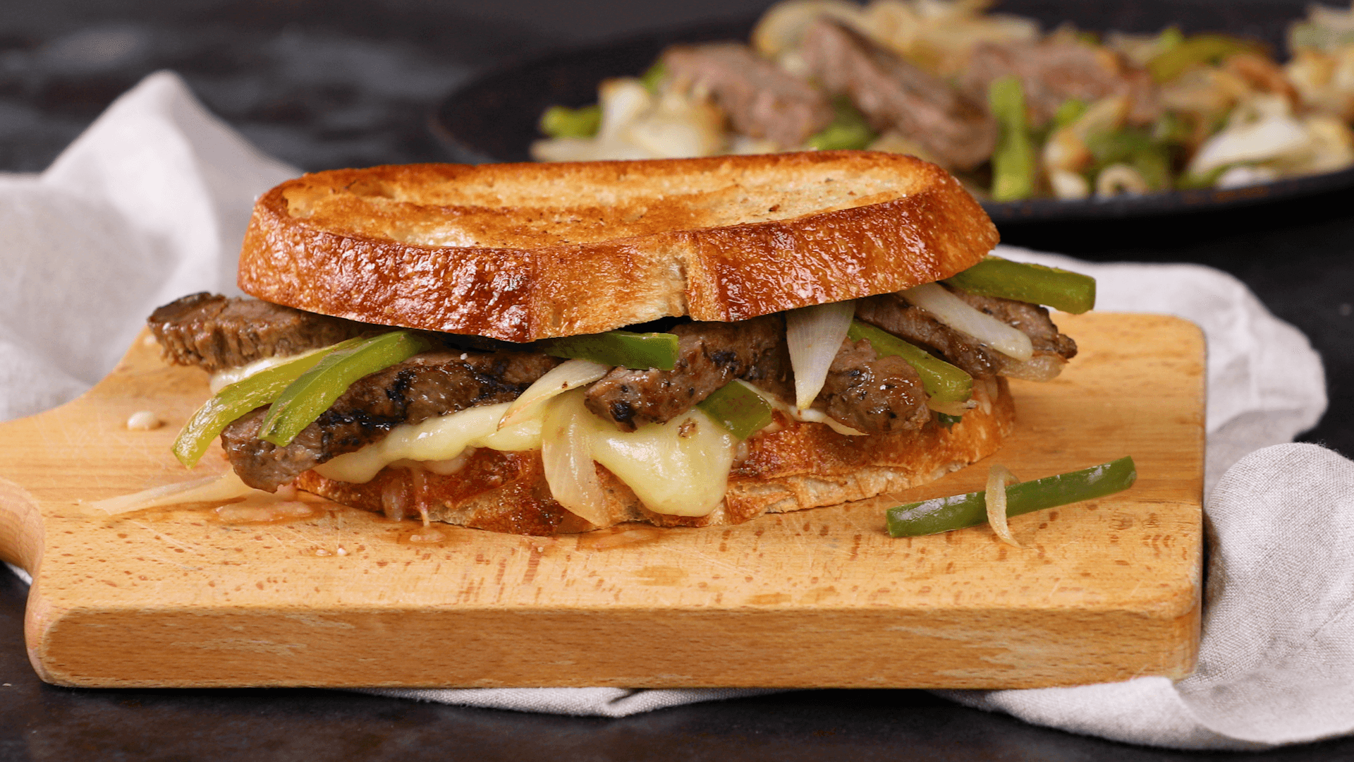 Steak Fajita Grilled Cheese Recipe - John Soules Foods