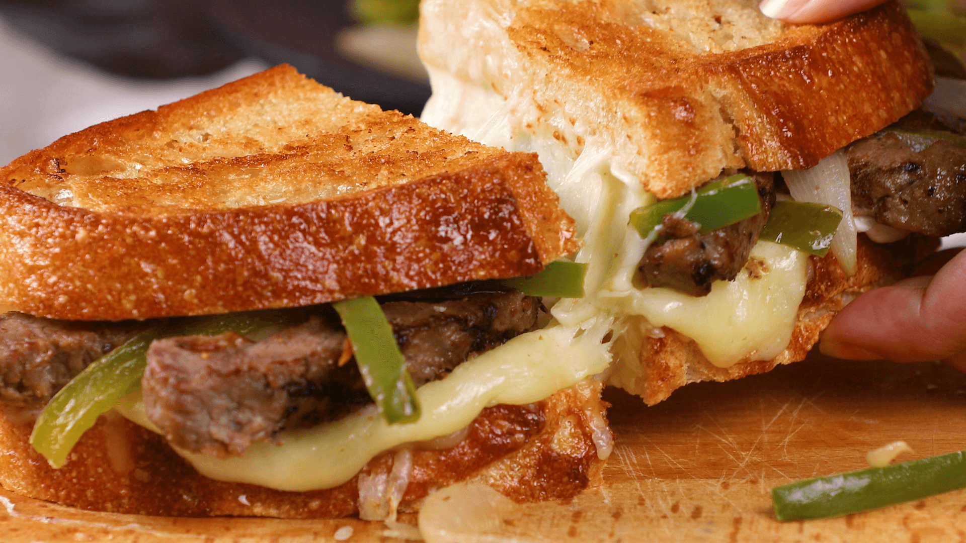 John Soules Foods Steak Fajita Grilled Cheese Final Step