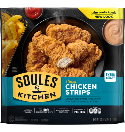 Soules Kitchen Crispy Chicken Strips Packaging